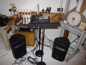 B3 Deluxe Theremin Setup